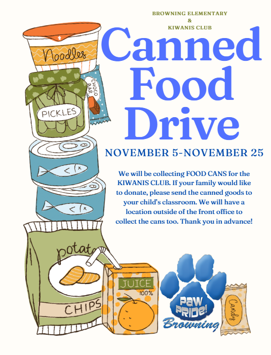 Kiwanis Canned Food Drive